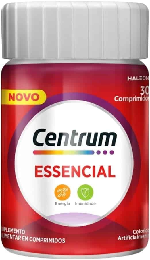Centrum Essencial Multivitamínico Diário, com Complexo B, Vitamina D, e Magnesio, 30 Comprimidos Centrum Essencial Multivitamínico Diário, com Complexo B, Vitamina D, e Magnesio, 30 Comprimidos - Imagem 1
