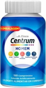 Centrum Homem Multivitaminico Diário com Magnésio, Vitamina D e Vitamina B12, 150 Comprimidos