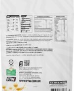 FTW 100% Whey Protein com Proteína Concentrada WPC, para Atletas com Alto Valor Biológico, Suplemento Pós-Treino Sem Glúten - Refil 1kg (Baunilha) - Imagem 3