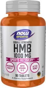 HMB 1000mg (90 tablets) Now Foods