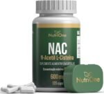 NAC N-Acetil L-Cisteína 600mg 120 Cápsulas - Nutrione